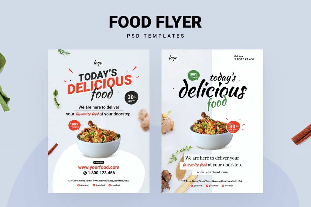 Food Flyer (PSD) - Ngcloudy.com